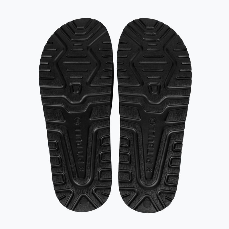 Women's slides Pitbull Logo black 3