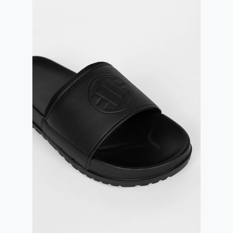 Women's slides Pitbull Logo black 5