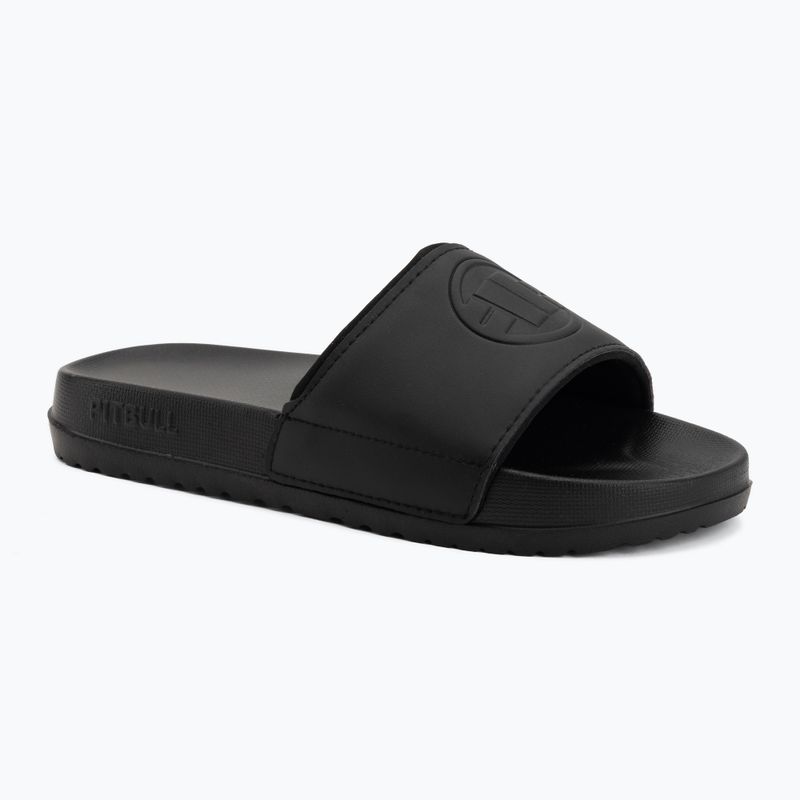 Women's slides Pitbull Logo black