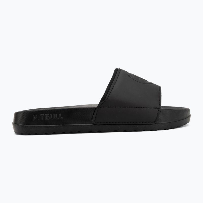 Women's slides Pitbull Logo black 2