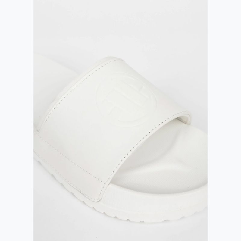 Women's slides Pitbull White logo 5