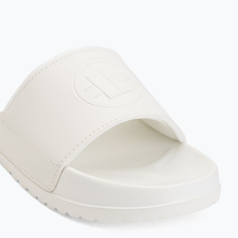Women's slides Pitbull White logo 7