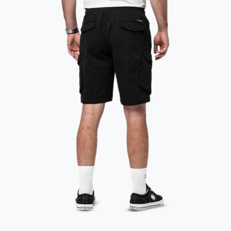 Men's Pitbull Proctor Drawstring Cargo Shorts black 2