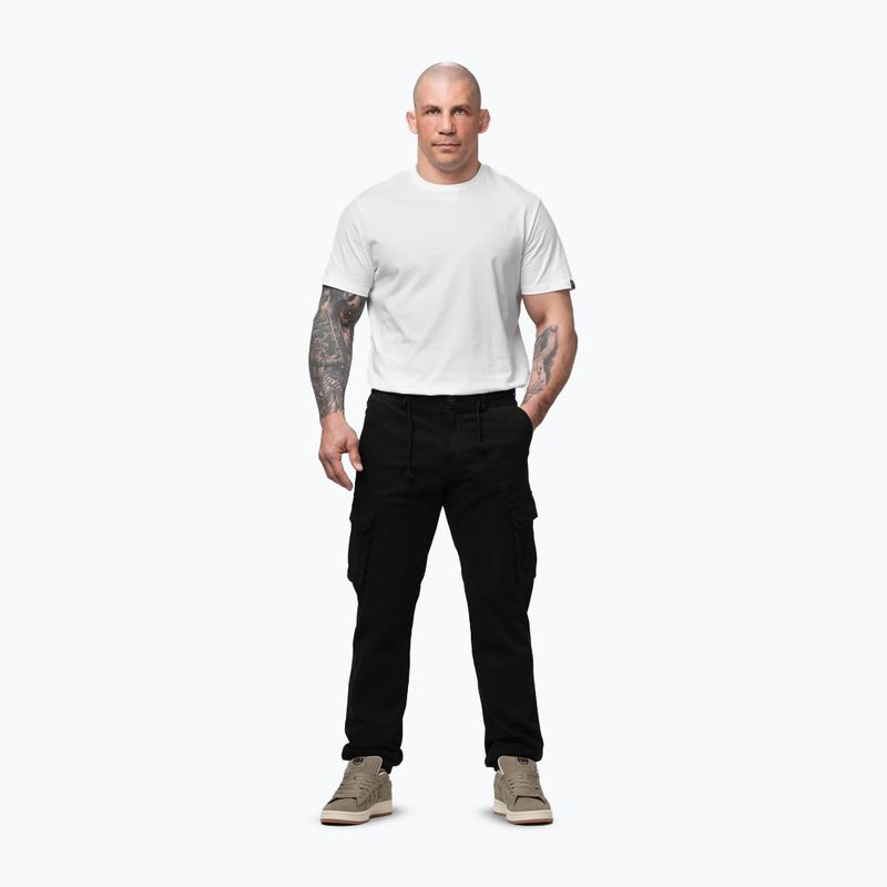 Men's trousers Pitbull Proctor Drawstring Jogger Cargo black 2