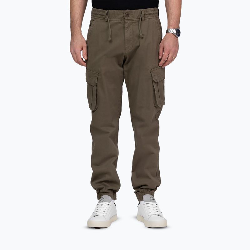 Men's trousers Pitbull Proctor Drawstring Jogger Cargo olive