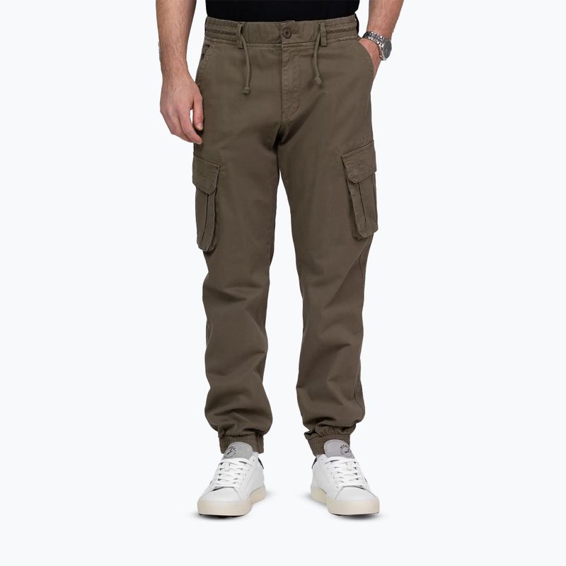 Men's trousers Pitbull Proctor Drawstring Jogger Cargo olive 3