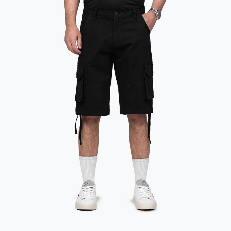 Pitbull Volmer Long Cargo men's shorts black 3