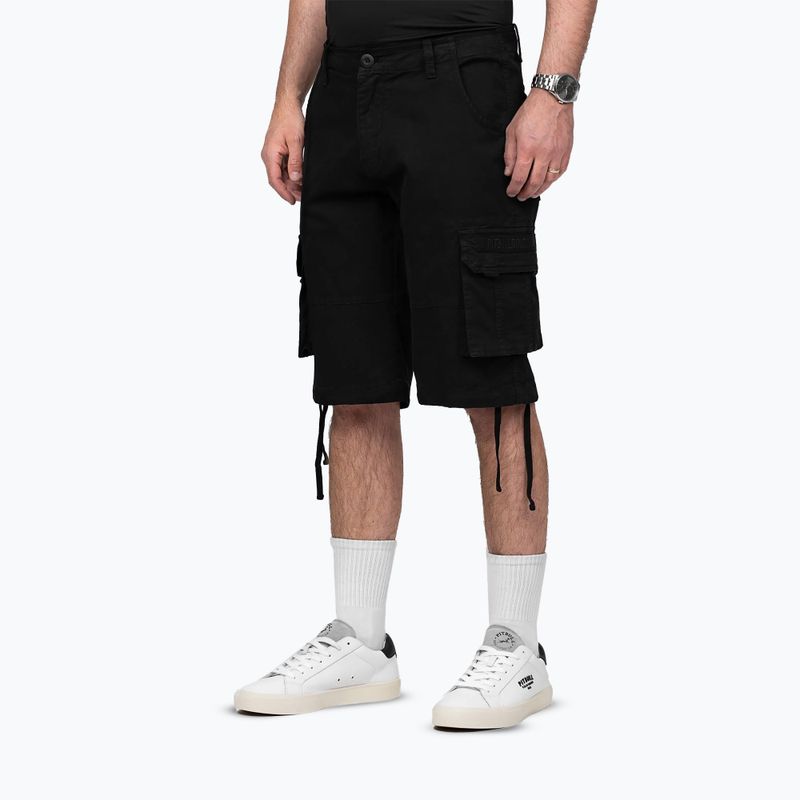 Pitbull Volmer Long Cargo men's shorts black 4