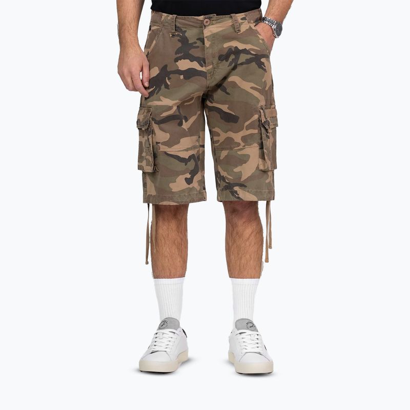 Pitbull Volmer Long Cargo men's shorts camo 3