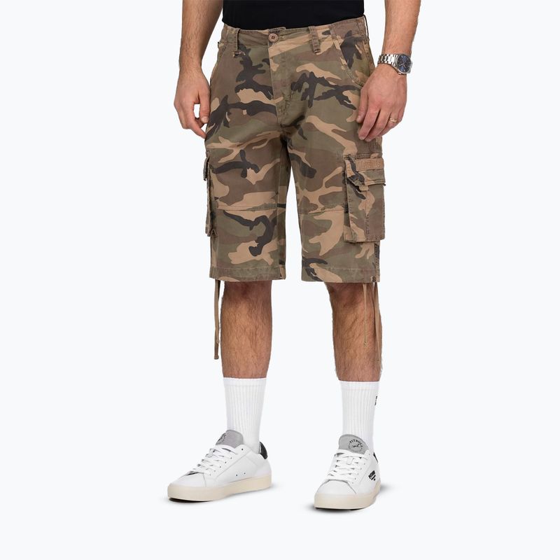 Pitbull Volmer Long Cargo men's shorts camo 4