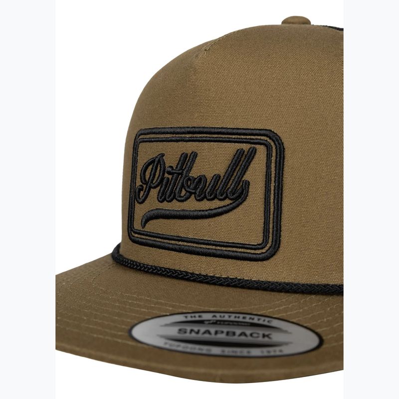Men's baseball cap Pitbull Original 1989 dark olive/black 3