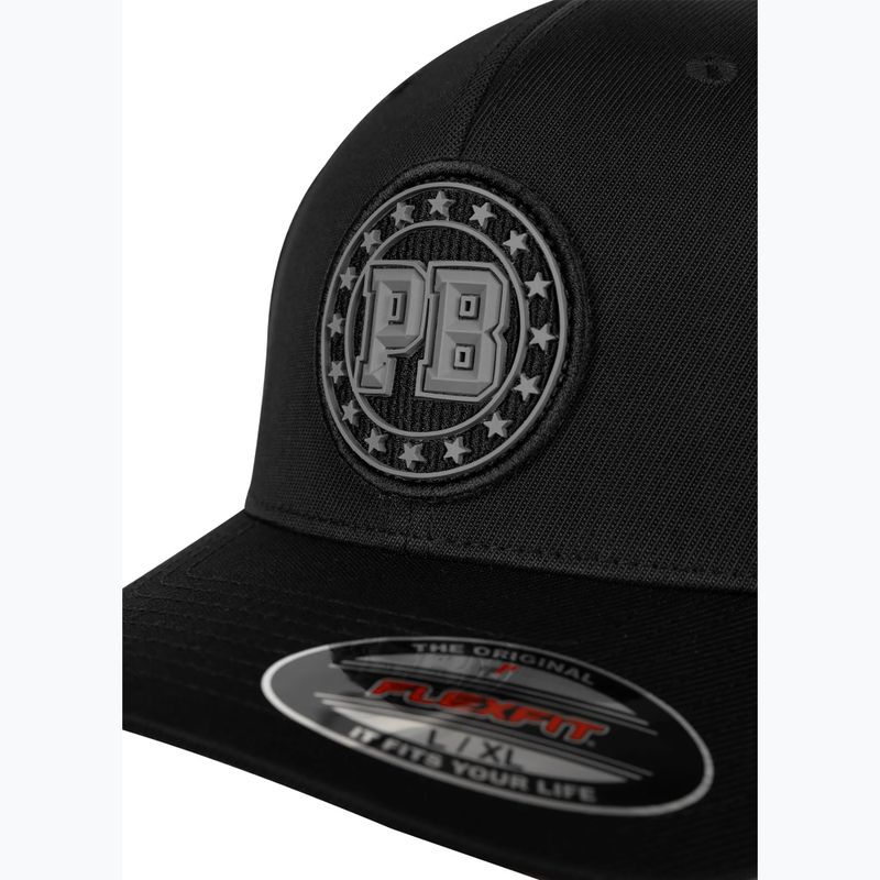 Men's baseball cap Pitbull Full Cap Tyrian Flexfit black 3
