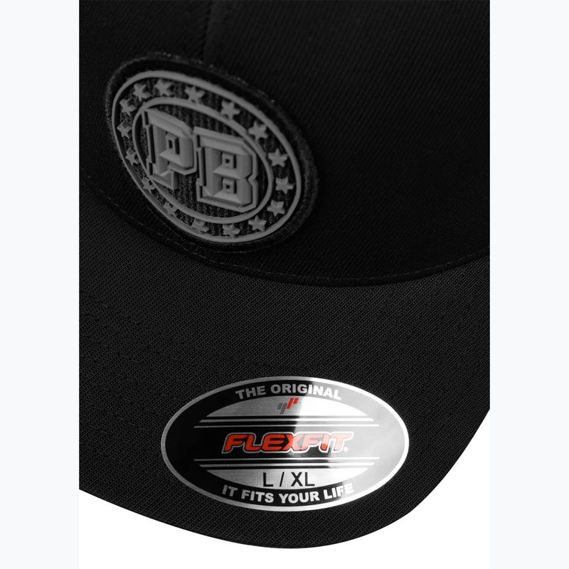 Men's baseball cap Pitbull Full Cap Tyrian Flexfit black 4