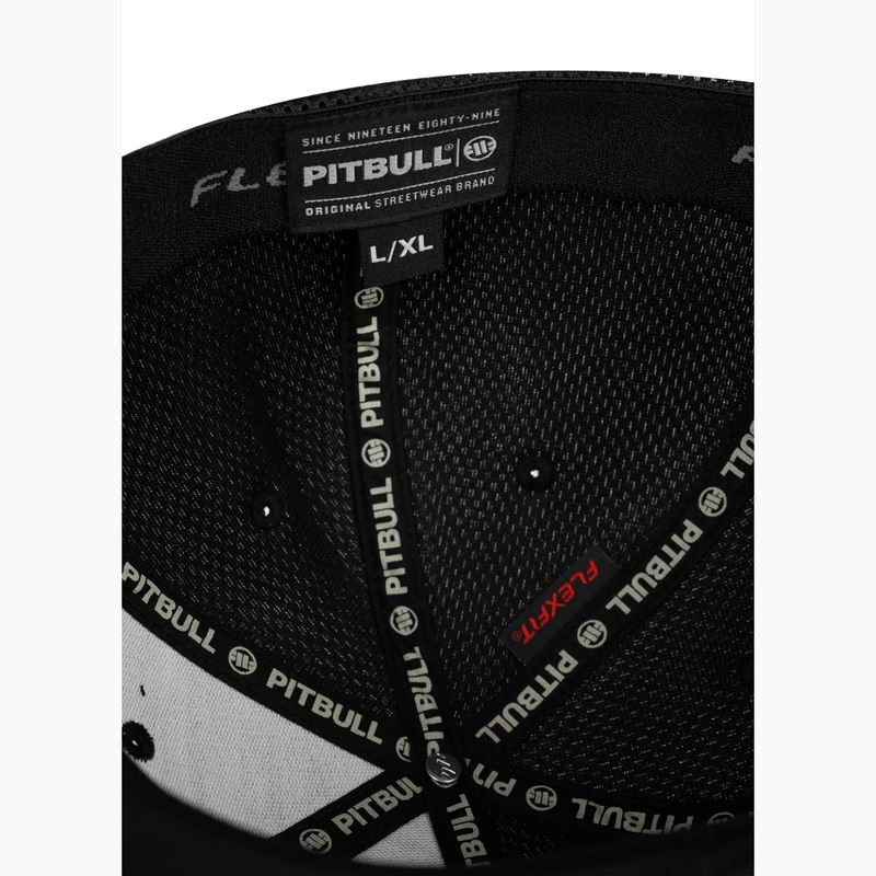 Men's baseball cap Pitbull Full Cap Tyrian Flexfit black 6