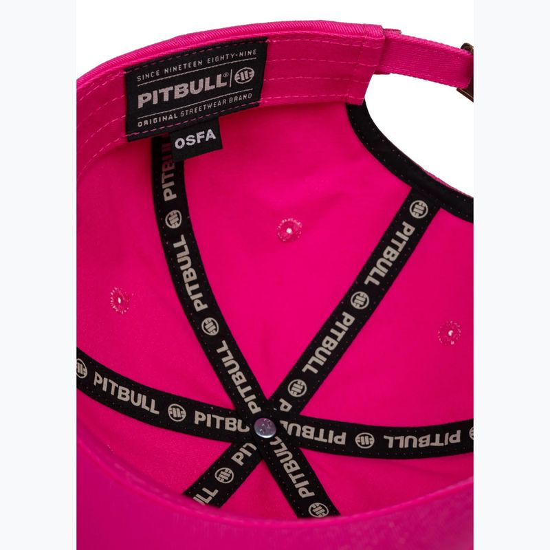 Men's baseball cap Pitbull 3D Chenile EMB Cal Classic Low Profile pink 7