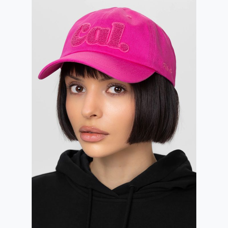 Men's baseball cap Pitbull 3D Chenile EMB Cal Classic Low Profile pink 9
