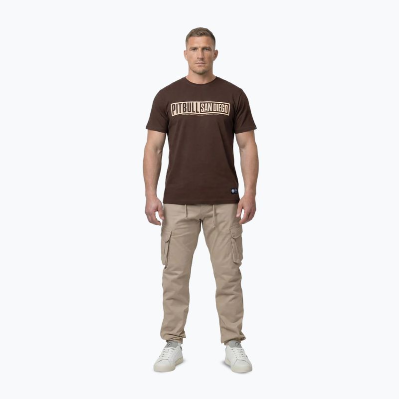 Men's T-shirt Pitbull Eighty Nine Dog dark chocolate 2
