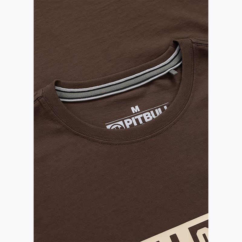 Men's T-shirt Pitbull Eighty Nine Dog dark chocolate 7
