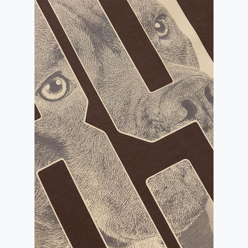 Men's T-shirt Pitbull Eighty Nine Dog dark chocolate 10
