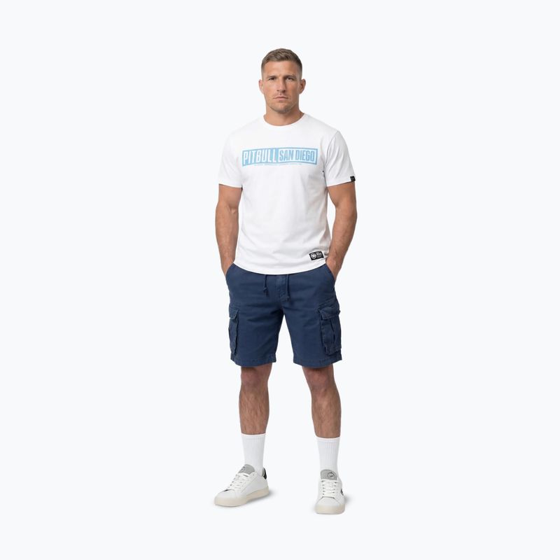 Men's T-shirt Pitbull Eighty Nine Dog white/light blue 2