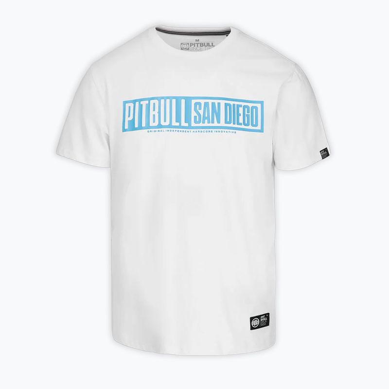 Men's T-shirt Pitbull Eighty Nine Dog white/light blue 5