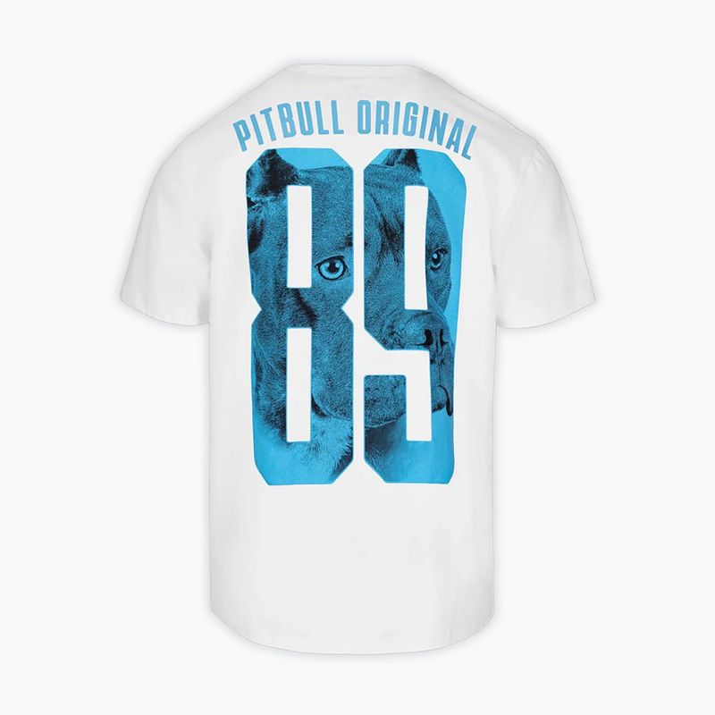 Men's T-shirt Pitbull Eighty Nine Dog white/light blue 6