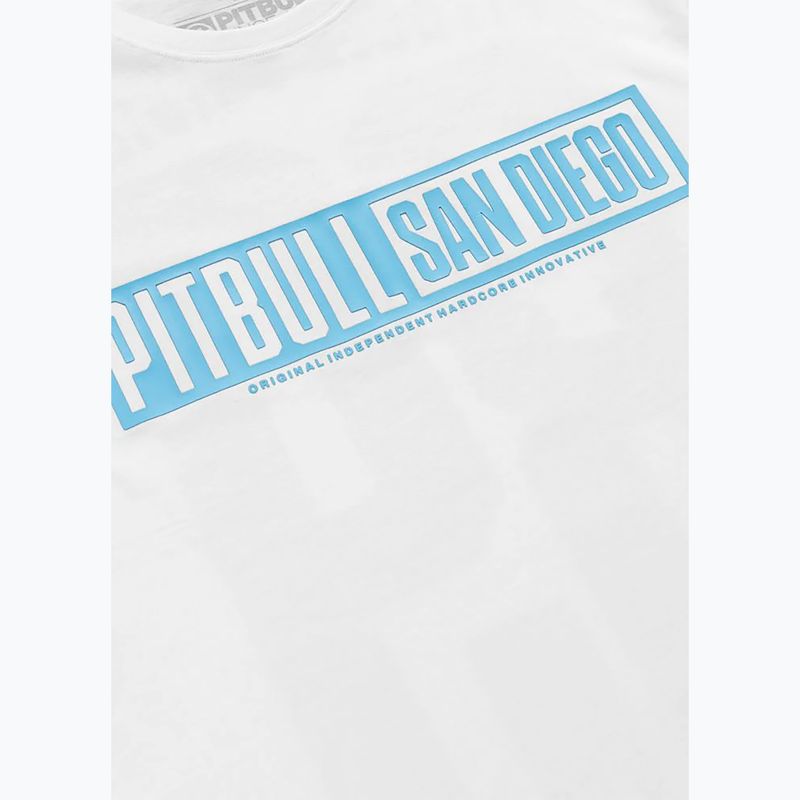 Men's T-shirt Pitbull Eighty Nine Dog white/light blue 8
