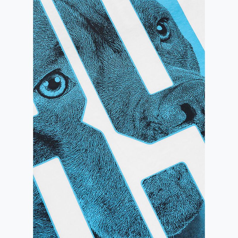 Men's T-shirt Pitbull Eighty Nine Dog white/light blue 10
