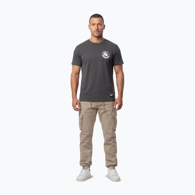 Men's T-shirt Pitbull Dog SD graphite 2