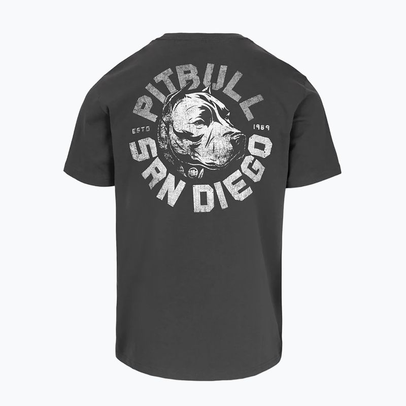 Men's T-shirt Pitbull Dog SD graphite 6