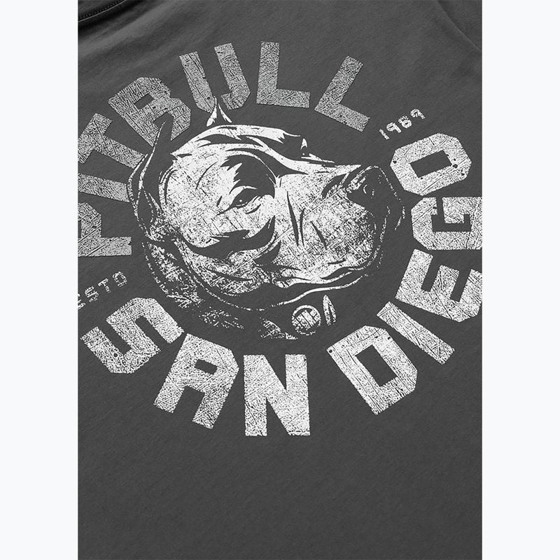 Men's T-shirt Pitbull Dog SD graphite 9