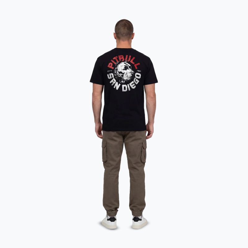 Men's T-shirt Pitbull Dog SD black 4