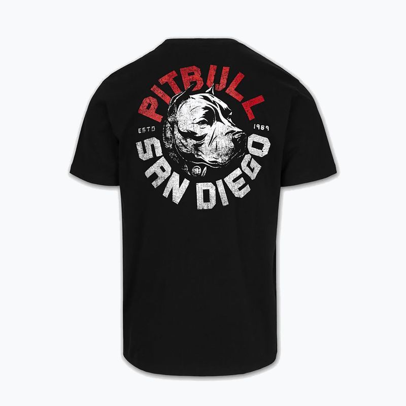 Men's T-shirt Pitbull Dog SD black 6