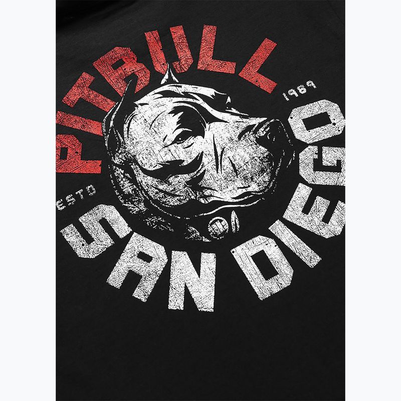 Men's T-shirt Pitbull Dog SD black 9