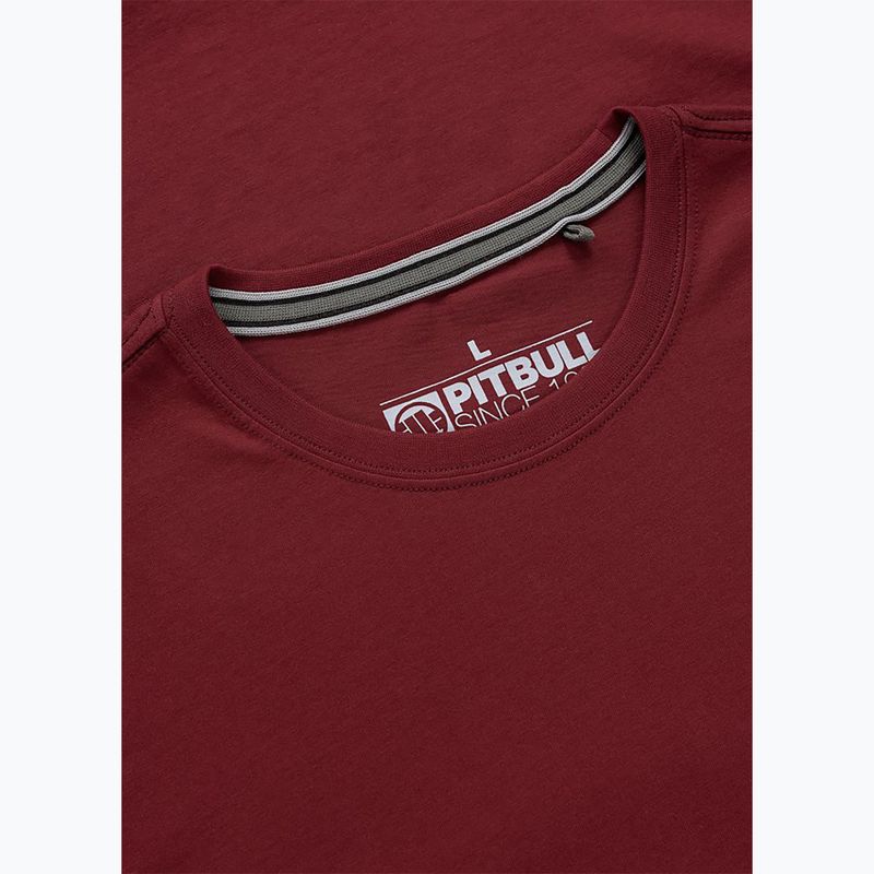 Men's T-shirt Pitbull Dog SD burgundy 6