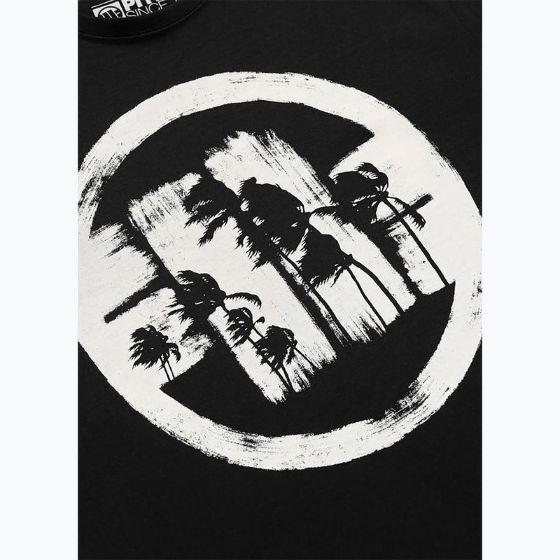 Men's T-shirt Pitbull Palms black logo 8