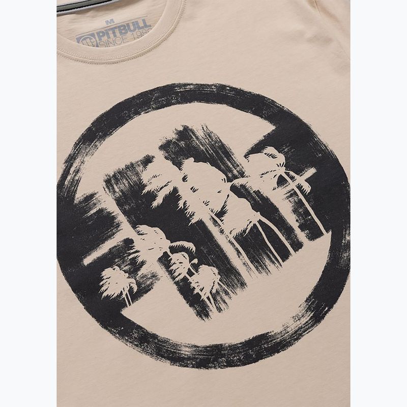 Men's T-shirt Pitbull Palms ultra light sand logo 7