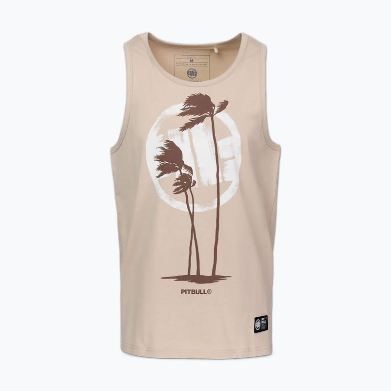 Men's T-shirt Pitbull Palms Tank Top light sand 3