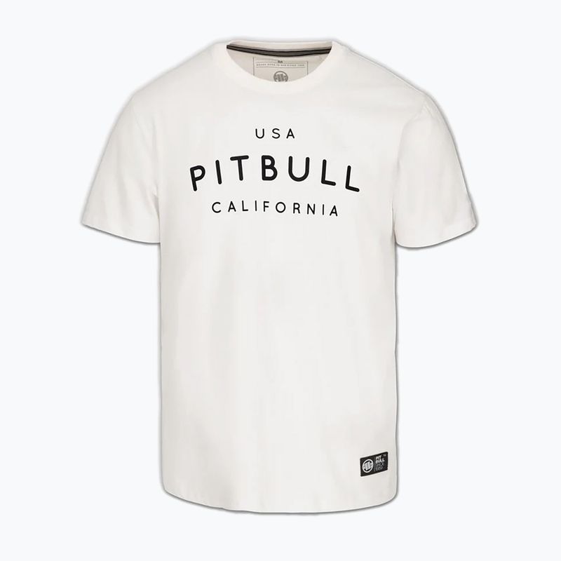 Men's T-shirt Pitbull USA CAL Big Logo white 4