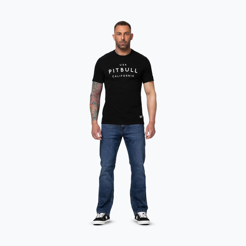 Men's T-shirt Pitbull USA CAL Big Logo black 2