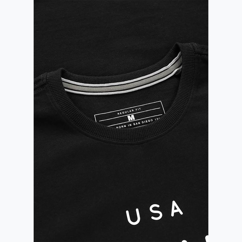 Men's T-shirt Pitbull USA CAL Big Logo black 6