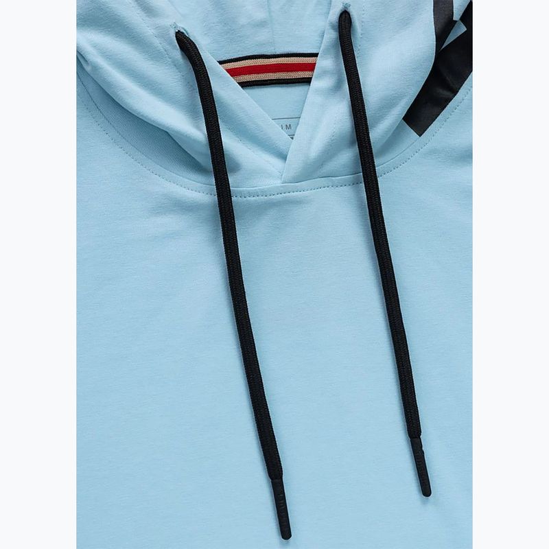 Men's training sweatshirt Pitbull Mercado Hilltop Sleeveless Hooded light blue 8