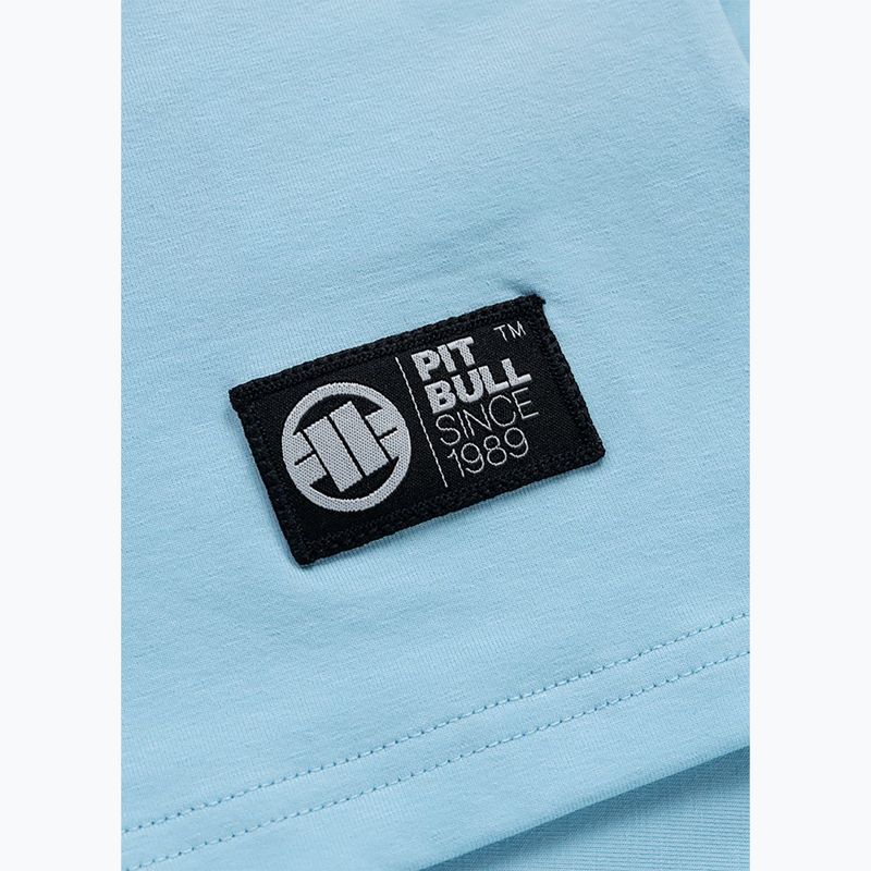 Men's training sweatshirt Pitbull Mercado Hilltop Sleeveless Hooded light blue 11