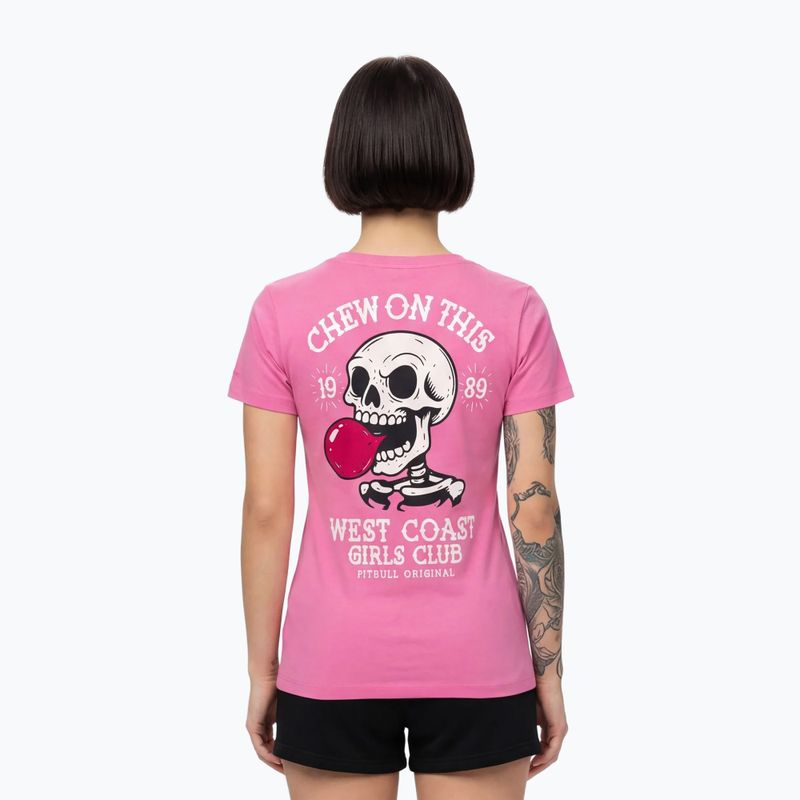 Women's T-shirt Pitbull Chew On This ice pink 3