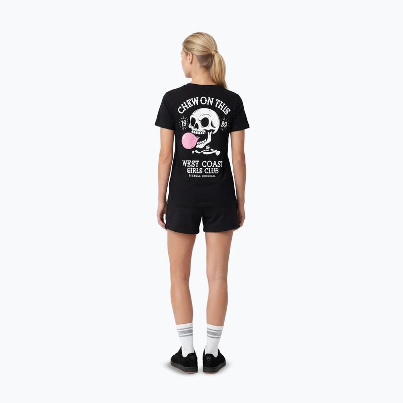 Women's T-shirt Pitbull Chew On This black 4