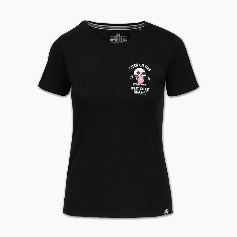 Women's T-shirt Pitbull Chew On This black 5
