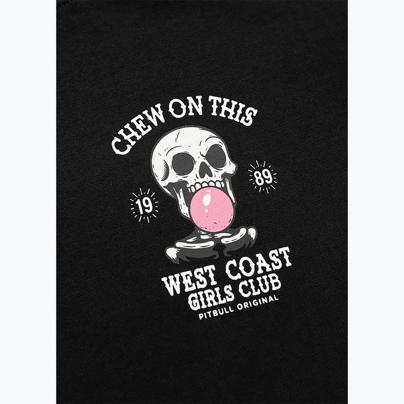 Women's T-shirt Pitbull Chew On This black 8