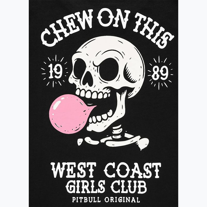 Women's T-shirt Pitbull Chew On This black 9