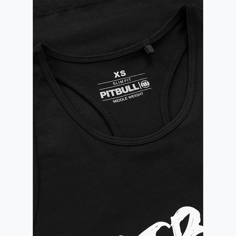 Women's T-shirt Pitbull Puppy 2 Tank Top black 6
