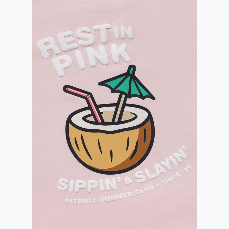 Women's T-shirt Pitbull Rest In Pink Oversize strawberry cream 8